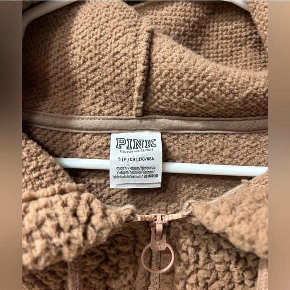 Pink Victoria’s Secret Teddy Bear Jacket Size S - Picture 3 of 6